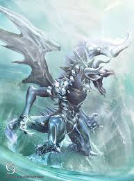 Artstation Cm Tidal Dragon Ruler Of Waterfalls Andy Tantowi Yugioh Dragons Predator Artwork Dragon Art