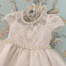 Vestido De Festa Infantil Off White Barato Online