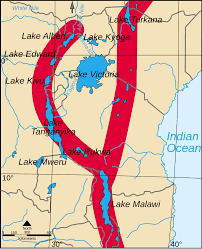 The most famous rift lakes in the world may be the series of narrow, deep rift valleys in the east african. Great Rift Valley Simple English Wikipedia The Free Encyclopedia