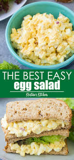 Easy Egg Salad Recipe Egg Salad Recipe Egg Salad Recipe Healthy Classic Egg Salad Sandwich