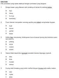 Merupakan bahasa asli orang banjarmasin, bahasa ini telah menyebar ke berbagai provinsi yang. 140 Soalan Antonim Sinonim Sesuai Untuk Upsr Siap Dengan Jawapan Free Download Mykssr Com