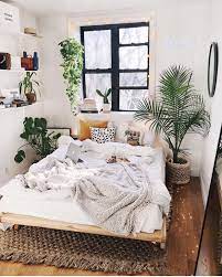 It also has the television built into the wall. Minimalist Bedroom With Plants Dream Bedroom In 2019 Bedroom Bedroom Decor For Couples Small Bedroom Decor For Couples Small Bedroom Decor