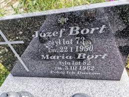 Józef Bort, Maria Bort. Cmentarz parafii św. Wawrzyńca w Karczmiskach  Drugich