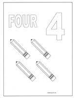 These unique counting pages are designed specially for 3 to 5 year olds by educators. Number Coloring Pages