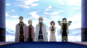 The Gang All Together Mitsuhide Kiki Zen Shiriyuki And Obi Snow White With The Red Hair Season 2 Episode 11