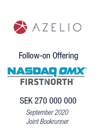 En rimlig kurs, förutsatt att de bara får 1/3 av dessa utspritt på fem år av dessa order med ca 20% marginal och p/e 20 är ca 75kr. Bryan Garnier Co Acts As Joint Bookrunner To Azelio