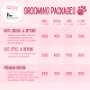 Each pet is unique and that means their grooming service should be too. 1
