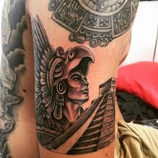 Whether it's because you like a powerful female shape, or you want to make a statement about the strength of women, a female warrior makes a commanding image for a great tattoo. The 85 Best Aztec Tattoos For Men Improb