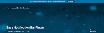 Apex notification bar is a premium wordpress responsive notification bar plugin, which empowers you to show multiple engaging notification . Easy Notification Bar Wordpress Plugin Wordpress Org