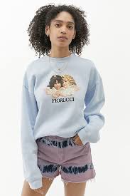 Check out our fiorucci selection for the very best in unique or custom, handmade pieces from our jackets & coats shops. Fiorucci Vintage Angels Blue Crew Neck Sweatshirt Urban Outfitters Uk