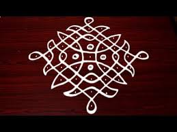 Simple Sikku Kolam Designs With 9 To 1 Dots Ugadi Rangoli Designs Easy Melika Muggulu Designs Youtu Rangoli Designs Muggulu Design Rangoli Designs Images