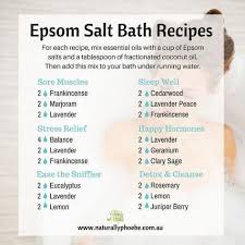 List Of Detox Baths Color Chart Pictures And Detox Baths