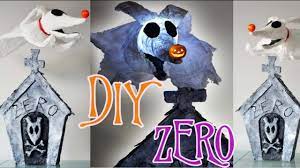 From giant paper plate lollipops to snowmen made from old tires, you're sure to find a project or two (or 10!) that you'll want to make this holiday. Diy Flying Light Up Zero From The Nightmare Before Christmas Room Halloween Party Decoration Youtube