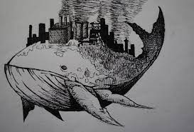 Polluted Ocean By Dummyforce On Deviantart Environmental Art Art Global Warming Art