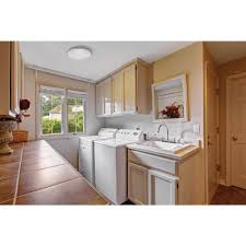 Best hampton bay flush mount ceiling fan. Hampton Bay 16 In Bright White Round Led Flush Mount Ceiling Light Fi Decohub Home Outlet Store