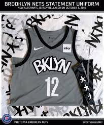The boston celtics leaned into their irish roots with their latest jerseys. Brooklyn Nets Unveil New Bklyn Statement Uniform Sportslogos Net News