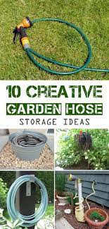 The look will decorate your home, you can put it indoors or outdoors, it will look amazing either way. 10 Creative Garden Hose Storage Ideas Hose Storage Garden Hose Storage Garden Hose