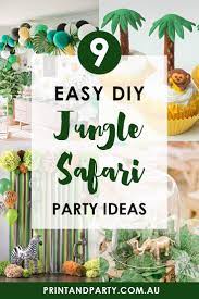 Maybe you would like to learn more about one of these? 9 Easy Diy Jungle Safari Party Ideas Jungle Safari Party Safari Party Jungle Theme Birthday