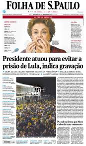 Folha de s.paulo, also known as folha de são paulo, or simply folha, is a brazilian daily newspaper founded in 1921 under the name folha da noite and published in são paulo by the folha da manhã company. Folha De S Paulo Ar Twitter Bom Dia Esta E A Capa Da Edicao Impressa Da Folha De Hoje Https T Co 15bxkku0ev