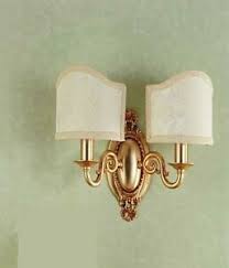 Scegli la consegna gratis per riparmiare di più. Applique Lampada Da Parete In Ottone Bagno Oro 2x40w Paralume Avorio Soggiorno Ebay
