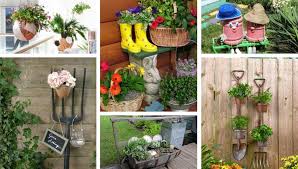 Using recycled salvaged materials in your garden. Making Unusual Diy Garden Decoration Yourself 40 Upcycling Garden Ideas My Desired Home