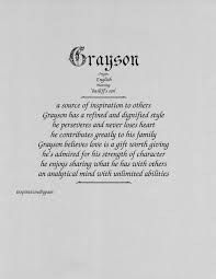 Personalized First Name Meaning Art Print Grayson Name Any Etsy In 2020 Names With Meaning Meant To Be First Names