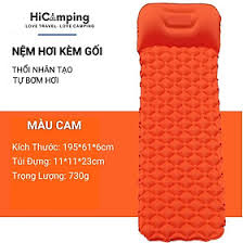 Mua Đệm hơi/Nệm hơi kèm gối- siêu nhẹ, đa năng tiện dụng cho cắm trại/dã  ngoại | Tiki