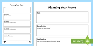 Non Chronological Report Template Planning Report Writing Frame Activity Worksheet Non Chronological Reports Report Writing Template Report Template