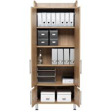 Tall iron cabinet wooden shelves display furniture with wheels cupboard unit new. Trilogy Tall Double Door Cupboard Office Cupboards
