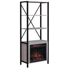 Bookcase storage shelves media, novels, or trinkets. 23 In Electric Fireplace Bookshelf Lowe S Canada