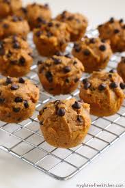 My son is dairy and gluten free and i was recently baking for a gathering. Gluten Free Dairy Free Pumpkin Chocolate Chip Mini Muffins