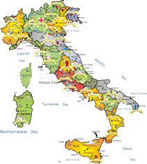 Italien Karte Italien Reisen Reisekarten