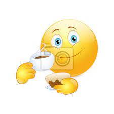 Weitere ideen zu emoji, party emoji, smiley geburtstag. Emoticon Trinken Kaffee Und Kuchen Leinwandbilder Bilder Emoticons Smilie Smileys Myloview De