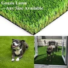 Artificial grass for outdoor landscape. Realistic Artificial Grass Turf 6ftx61ft 366 Square Ft Indoor Outdoor Garden Lawn Landscape Synthetic Grass Mat