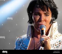 Gordon Hendricks aka Elvis Presley Stock Photo