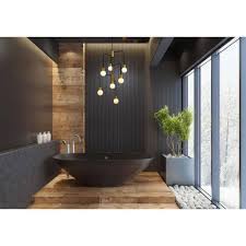 Z Lite Lighting 621 7mb Fb Neutra 7 Light 23 Inch Chandelier In Matte Black Foundry Brass With Opal Glass In 2021 Japanese Style Bathroom Bathroom Interior Design Bathroom Styling