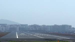 Navi Mumbai airport runway test ...