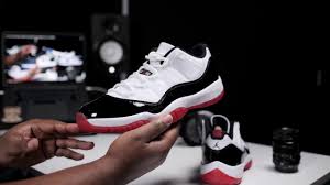 Explore and buy the air jordan 11 low 'gym red'. Chicago Bred Concord Retro Early Look Air Jordan 11 Low Bulls Full Review Youtube