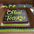 Gold 13 Birthday Cake