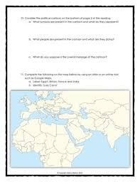 Why did japan do it? Imperialism In Africa Egypt And The Suez Canal Reading Cartoon And Map