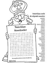 Gezellig met z'n allen meezingen met sinterklaasliedjes hoort natuurlijk bij het sinterklaasfeest. Kleurplaat Sinterklaas Woordzoeker Nr 10412 Kleurplaten Nl Sinterklaas Knutsel Idee Sinterklaas Diy Sinterklaas