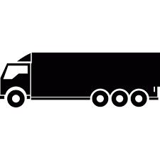 Logistics Truck Free Transport Icons Truck icon truck and trailer logistics delivery warehouse trailer driver car tractor transportation.