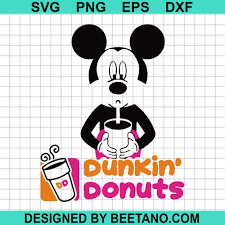 Več o letnih kuhinjah preizkusi. Dukin Donuts Mickey High Quality Svg Cut Files Best For Unique Craft Beetanosvg Scalable Vector Graphics