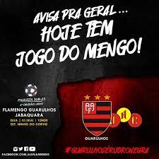 Hoje tem flamengo e como sempre, jogaremos juntos! Hoje Tem Mengo Novamente Pela 5Âª Aa Flamengo Guarulhos Facebook
