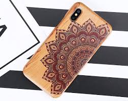 Mandala Iphone Case Real Wood Iphone 7 7 Plus 8 8 Plus X Case Boyfriend Gift Husband Gift For Her G Mandala Iphone Mandala Iphone Case Tech Christmas Gifts