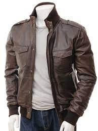 Men S Brown Leather Bomber Jacket Belgrade Bomber Jacket Brown Leather Bomber Jacket Leather Bomber Jacket Leather Jacket Men