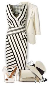 Black And White Pinstripe Suit Womens Altuzarra Black And White Striped Dress Clothes Elegant White Dress Fashion