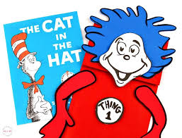 But we can have lots of good fun that is funny! Thing 1 Thing 2 Puppets Dr Seuss Crafts Free Printable Must Have Mom