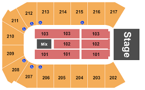 Santa Ana Star Center Seating Chart Rio Rancho