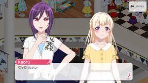Chisato seems to not like Kaoru : rBanGDream